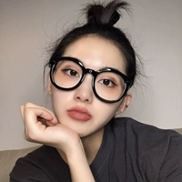 Черная рама и черная стрелка [анти -летово -легкая линза] Отправка зеркального зеркального сумки для зеркала