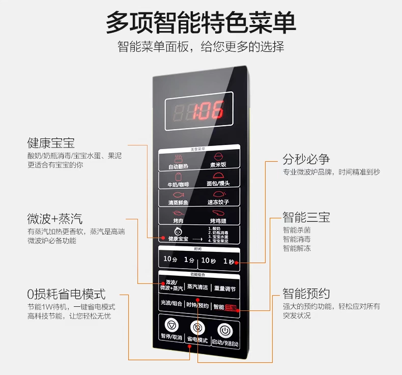 Galanz / Galanz G80F23CN3LN-C2 (R2) Trang chủ Ali Lò nướng đối lưu đám mây thông minh Lò vi sóng lò vi sóng sharp có nướng