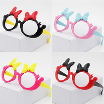 New cartoon children glasses frame female cute tide no lens male baby decoration glasses frame children jewelry