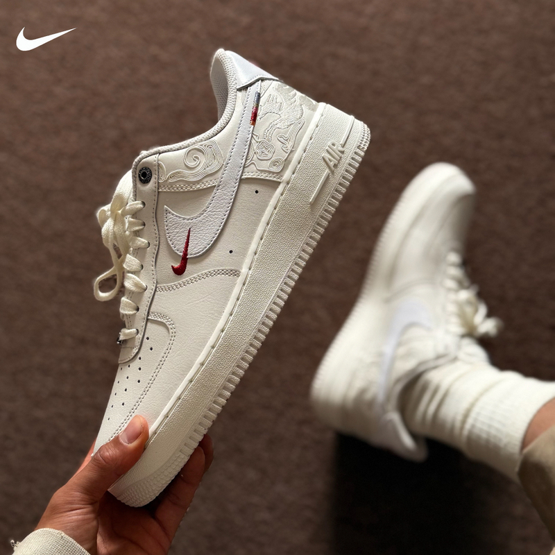 Nike Air Force 1 Nike Men's Shoes White Year of the Horse Limited Edition Air Force One Sneakers Iq1119-011