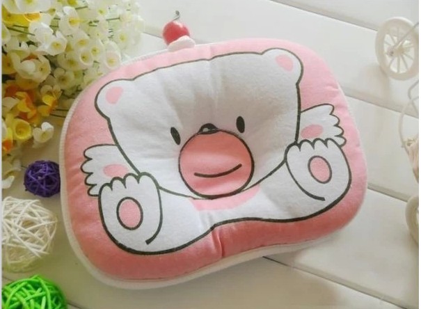 Baby Newborn Newborn Baby Boy Styling Pillow 0-1 Year Old Anti-Partial Head Correction Cotton Core Quality Autumn Winter Supplies