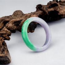 Farkasso Jewelery Live Natural Emerald A Cargo Yang Green Violet Spring Color Bracelet Myanmar Old Breed