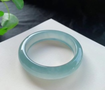 Facaçao Jewelry Natural Emerald A Cargo Bracelet Myanmar Old Pit Ice-Clear Ice-Type Bracelet Thick Version