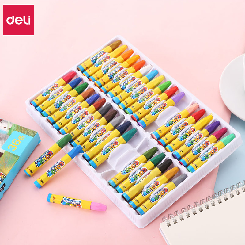 Able oil painting stick children safe and non-toxic washable kindergarten 12 color 24 color 36 color 48 color 48 color painted pen color pen oil paintbrush color plotter students fine art painting graffiti drawing boxed suit