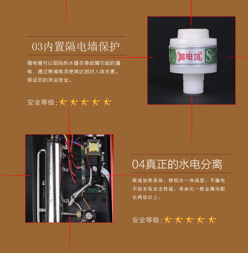 giá bình năng lượng mặt trời Xin Yihai Máy nước nóng điện là hộ gia đình điện nóng tốc độ nhỏ phòng tắm nóng máy tắm - Máy đun nước binh nuoc nong lanh