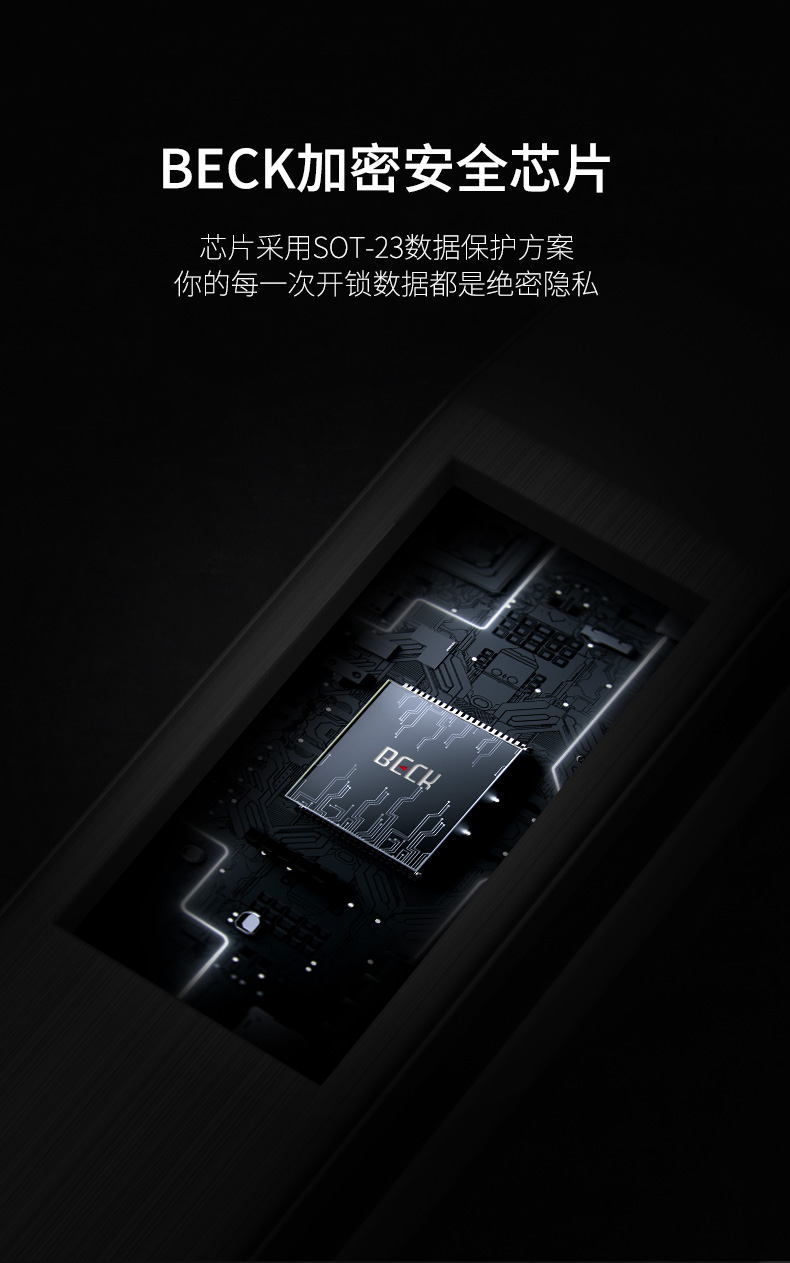 Beck 天猫精灵定制 V5智能指纹锁 图18