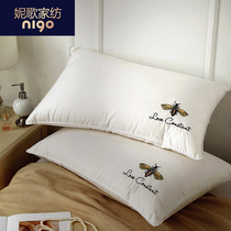  Pillow double cervical spine protection five-star hotel feather velvet washed pillow core a pair of men to help sleep single household