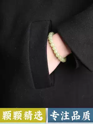 Hetian Jade yellow mouth material hand Qinghai material Old-shaped bead hand string to teach you to distinguish Xinjiang Ruoqiang yellow mouth material bead string