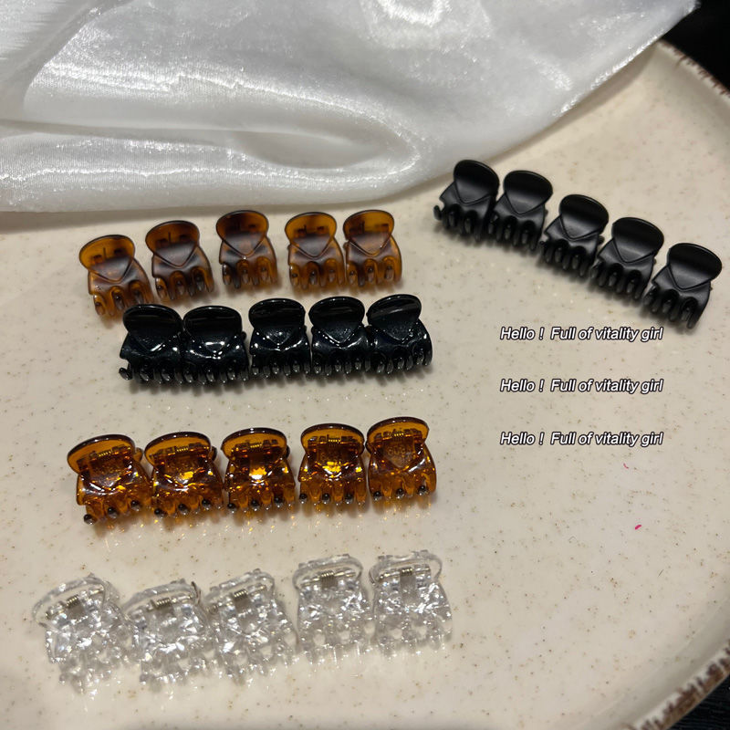 Korean Dongdaemun Daily-Use Hair Clips for Stray Hair! Mini Claw Clips, Princess Hair Clips for Bangs, Hair Accessories Korean Dongdaemun Daily-Use Hair Clips for Stray Hair! Mini Claw Clips, Princess Hair Clips for Bangs, Hair Accessories