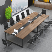 New conference table Long simple modern negotiation table Conference table and chair combination I training table Large and small conference table