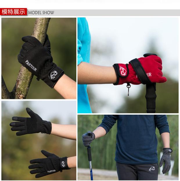 Đặc biệt hàng ngày người đàn ông và phụ nữ ngoài trời mô hình mùa thu và mùa đông cưỡi ấm áp dày chống gió leo núi màn hình cảm ứng găng tay lông cừu găng tay mùa đông cho nữ