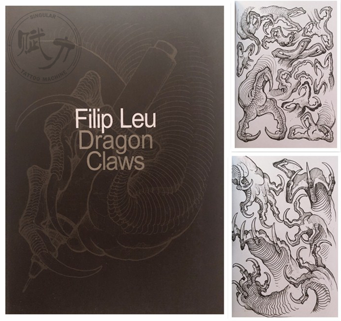 Tattoo Equipment Filip Leu, Philippi Lulou, Dragon Claw Tattoo Books, Wired Tattoo Sketches, Tattoo Blueprint Album