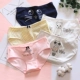 Đồ lót phụ nữ cotton cotton crepe cô gái sinh viên Nhật Bản giữa mùa hè mỏng phần quần short tam giác thoáng khí - Nam giới