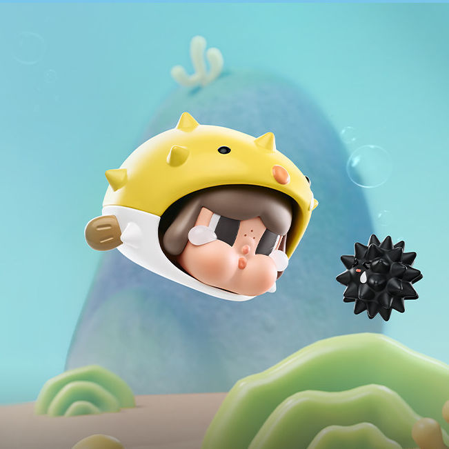 Popmart Crybaby Tears into the Sea Series Crying Baby Figure Blind Box Ornament Toy Gift Popmart Crybaby Tears into the Sea Series Crying Baby Figure Blind Box Ornament Toy Gift