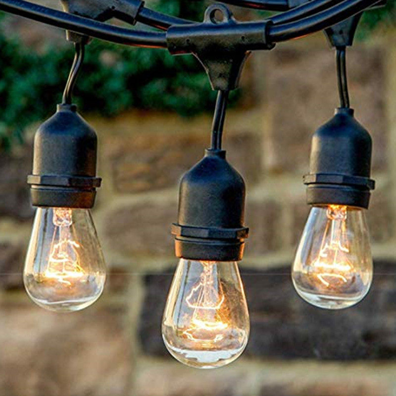 E27LED маленькая лампочка string light наружное водонепроницаемое свадебное праздничное украшение string light Изображение 1