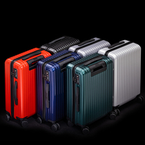 Luggage case female 20 inch boarding case blue luggage case male universal wheel suitcase 24 inch PC box