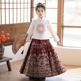 Детская демисезонная юбка, утепленный комплект, зимнее ханьфу