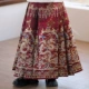 3011 Красная юбка для лапши с красной принтом