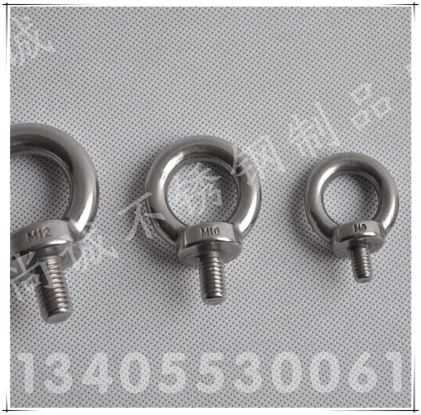 Manufacturers are hot sales of authentic 304 stainless steel ring screw ring bolt lifting and lock lamb eye M6M30