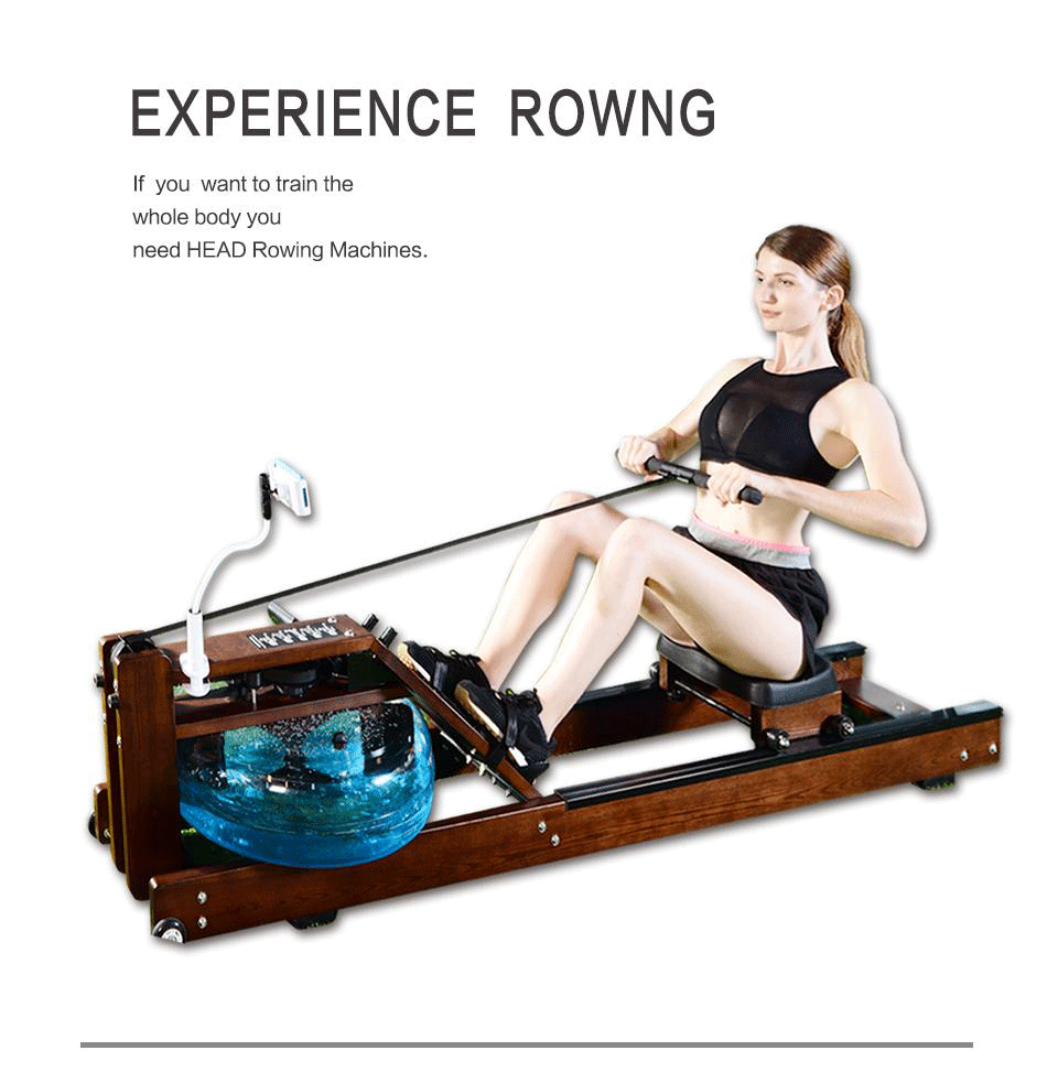 Тренажер для гребли 康华水阻划船机家商用智能减肥运动有氧拉力健身器材精英律师同款