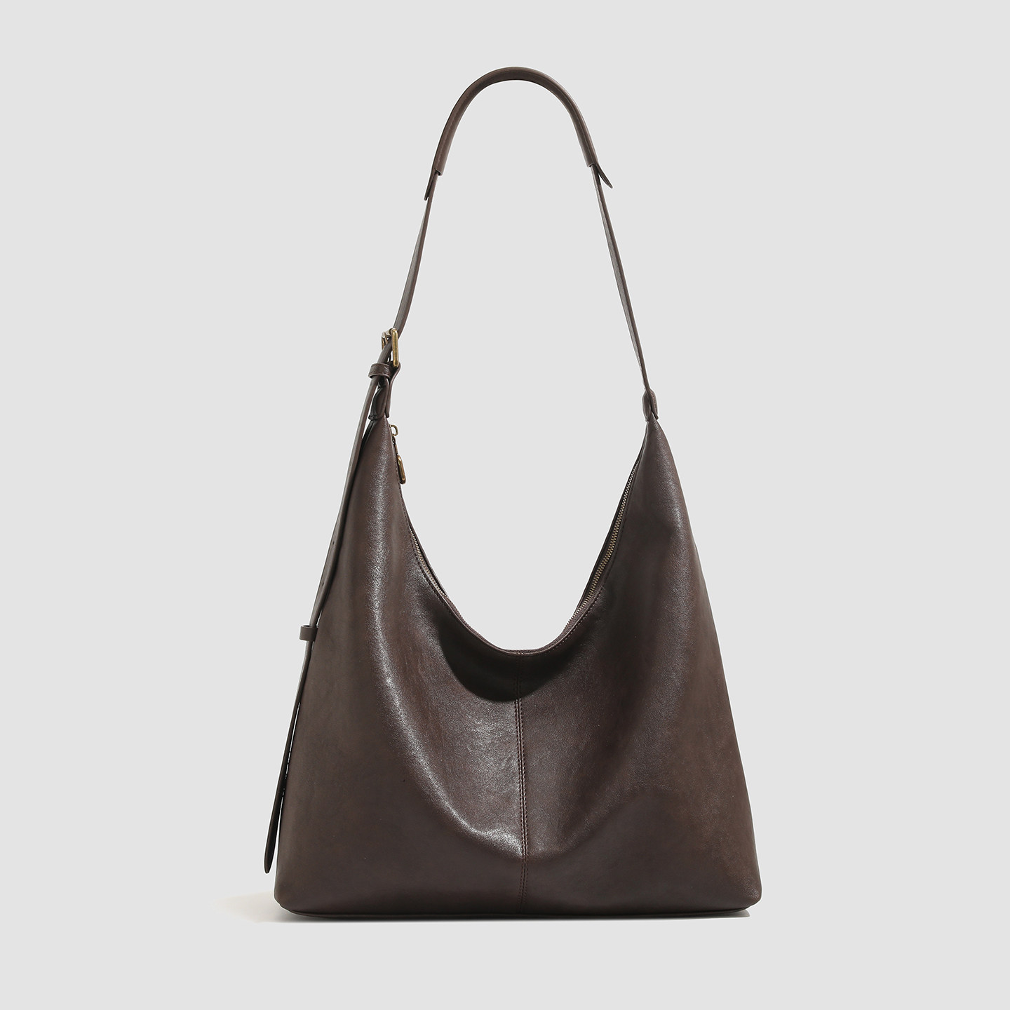 CMNG KAIND Large Capacity Genuine Leather Tote Bag for Women 2026 New Arrival Commuter Crossbody Bag Underarm Shoulder Bag - Thumbnail 6