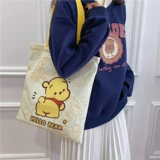 Шоппер, мультяшный милый тканевый мешок, льняная сумка, портфель, сумка для учебы, коллекция 2023