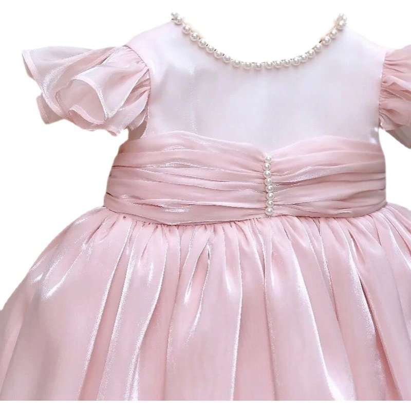 Children's High-end Dress Western Style Princess Dress Summer Girl's European and American Flower Girl's Birthday Dress Piano Playing Dress
