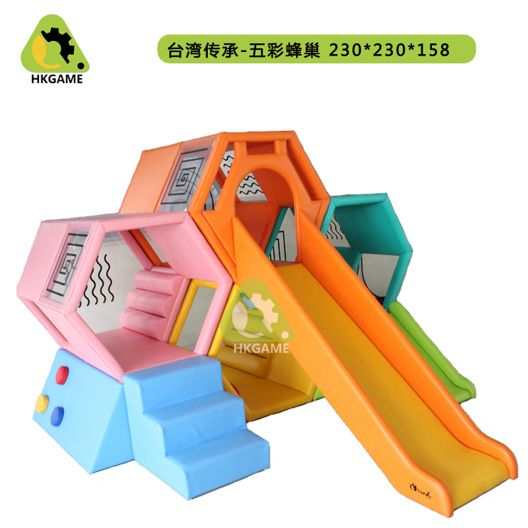 Taiwan Heritage Early Education Soft Body Combination Slide Soft Body Full Set Honeycomb Slide Climbing Climbing Physical Training