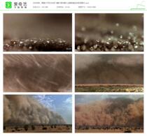 Shocking atmospheric wind sand sand particles flying Desert Storm sandstorm sandstorm HD live video material