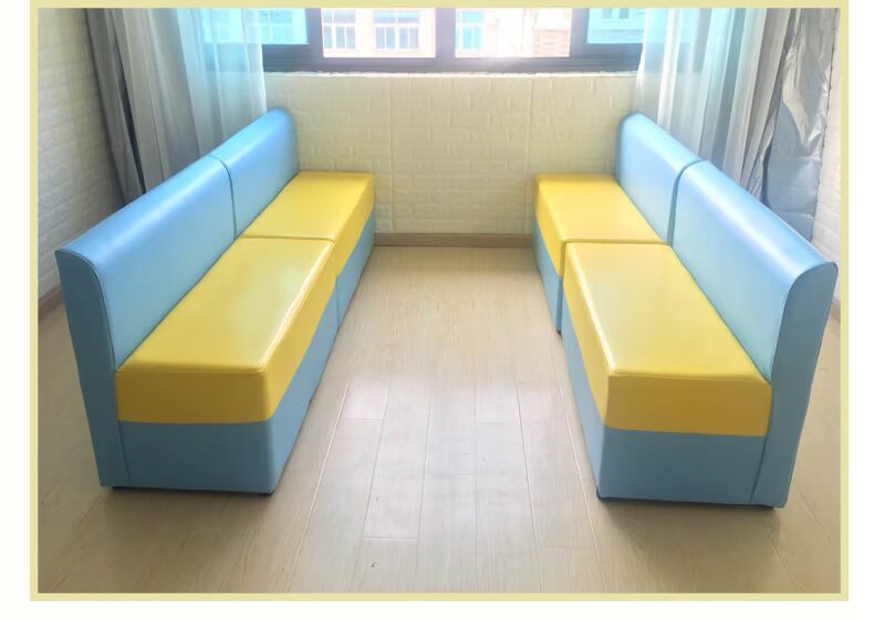 Early Learning Hành lang Cha mẹ ngồi khu vực với ghế sofa và đào tạo tổ chức sofa vườn ươm màu ghế sofa dài với tựa lưng - Ghế sô pha sofa bed mini