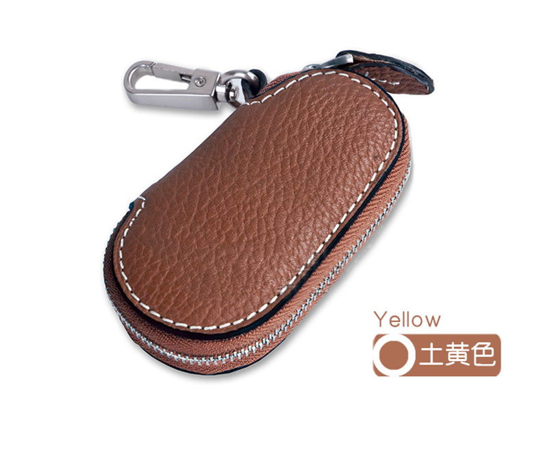 Affman dây kéo của phụ nữ mắt cá chân nhỏ mềm da eo túi chìa khóa giản dị kẹo màu lady xe key set ví móc khóa