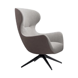 Итальянский легкий роскошный полиформический дизайнерский председатель с одним диван -стул Простой современный прием виллы досуг