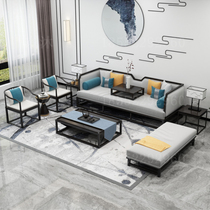 New Chinese solid wood sofas combined modern minimalist guests in talks with hotel clubhouse Tea Table Office Furniture Customised