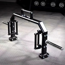 Longqiang open squat deadlift bar open six-sided Olympic bar hexagonal barbell farmers walk