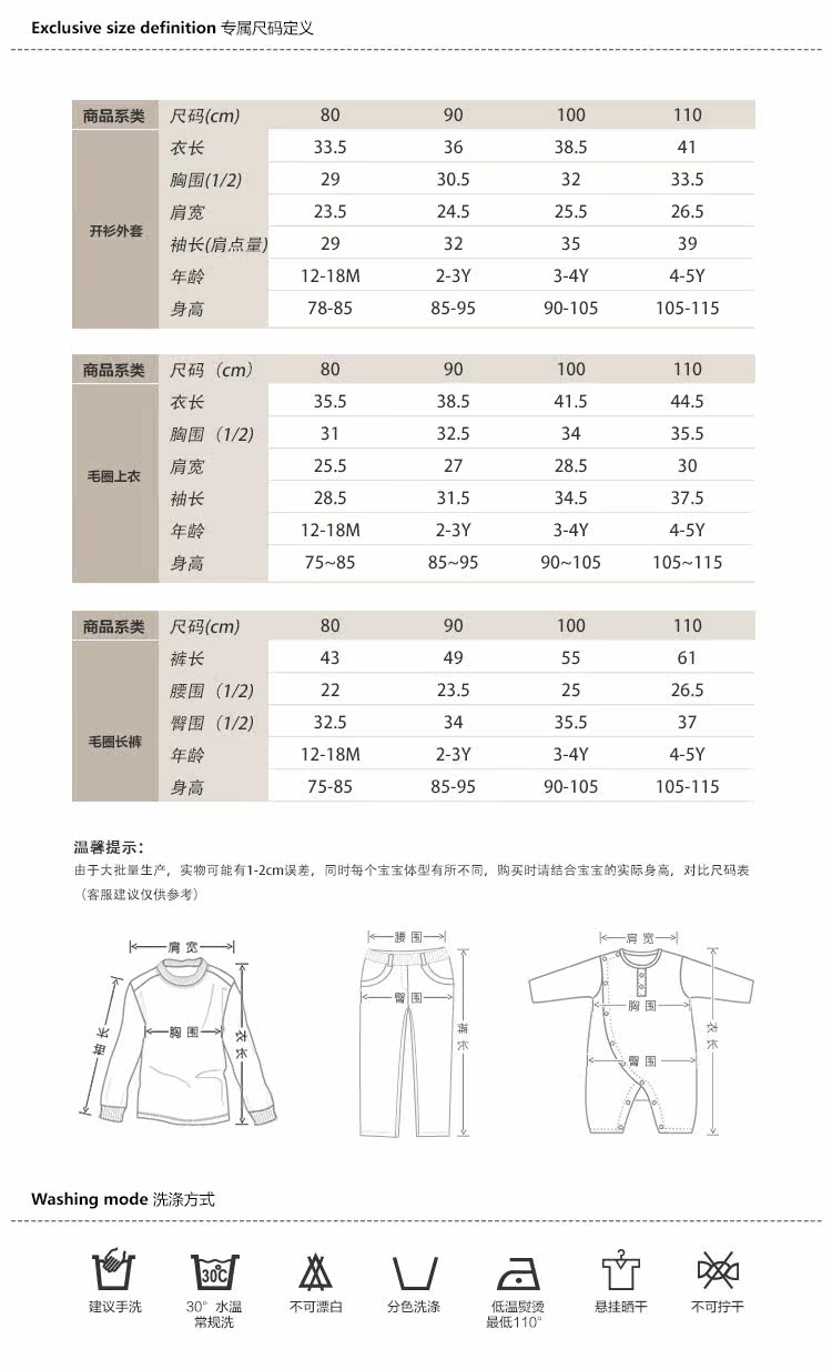 Coffret cadeau pour nouveau-né - vêtements GOODBABY WQ16513102 WQ16523103 - Ref 1958088 Image 19