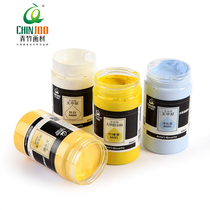 Green bamboo gouache pigment 500ML formaldehyde-free concentrated advertising pigment lemon yellow 300ml large bottle White