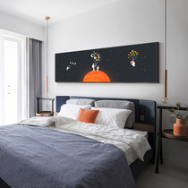 Bedroom wall decoration hanging painting Nordic style master bedroom painting bedside background wall decoration mural