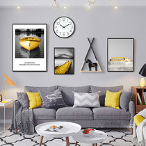 Nordic style decorative mural living room hanging painting modern simple creative wall painting sofa background wall decorative painting