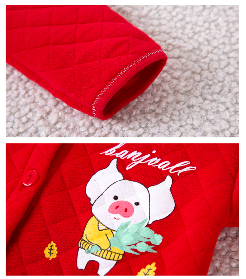 Pig Year Baby Red Hộp quà tặng sơ sinh Mẹ Baby Cotton cung cấp Daquan Quần áo trẻ em set quà tặng đầy tháng cho bé gái