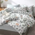 4 giường cotton 100% cotton denim đơn giản giường khí quyển Li 1,5m 1.8m lắp tấm 200x230 - Bộ đồ giường bốn mảnh