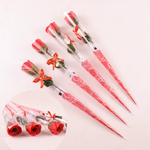 Мыло на день матери с розой в составе для влюбленных для друга, подарок на день рождения