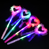 Luminous toy stall colorful fluorescent stick Square night market luminous hot selling Flash creative small gift kid