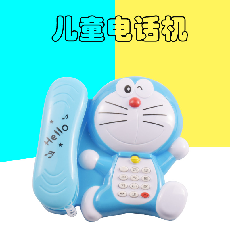 Creative cartoon animal luminous mobile phone toy 0-1-3 year old baby puzzle music early education phone for children
