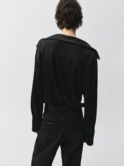 [Elite Wardrobe Series] Edition2025 Spring New Lace Splicing French Shirt Ebe1Top039