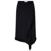 (Elite Wardrobe Series) edition2024 autumn new style silk skirt with earrings EBD3SKT017