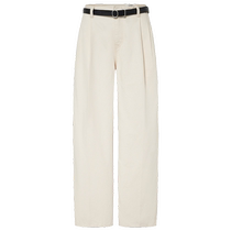 (P series) edition2024 autumn new trousers-style pure cotton jeans with belt EBD3JEN020
