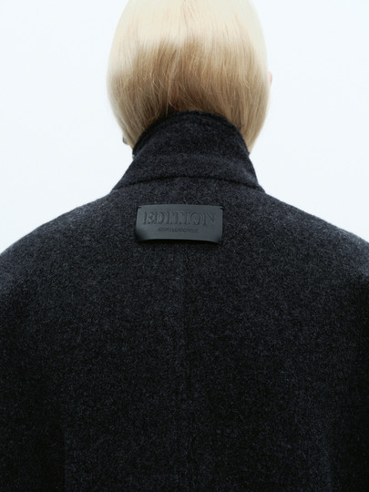 Edition Woolen Coat for Women Winter New Style Yak Wool Woolen Waist-Cinching Jacket Ebd4Ovc006