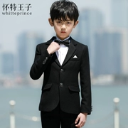 Bộ đồ trẻ em mùa xuân phiên bản Hàn Quốc cô gái ăn mặc nam lớn cậu bé nhỏ phù hợp với cậu bé piano biểu diễn trang phục bộ bé trai - Váy trẻ em