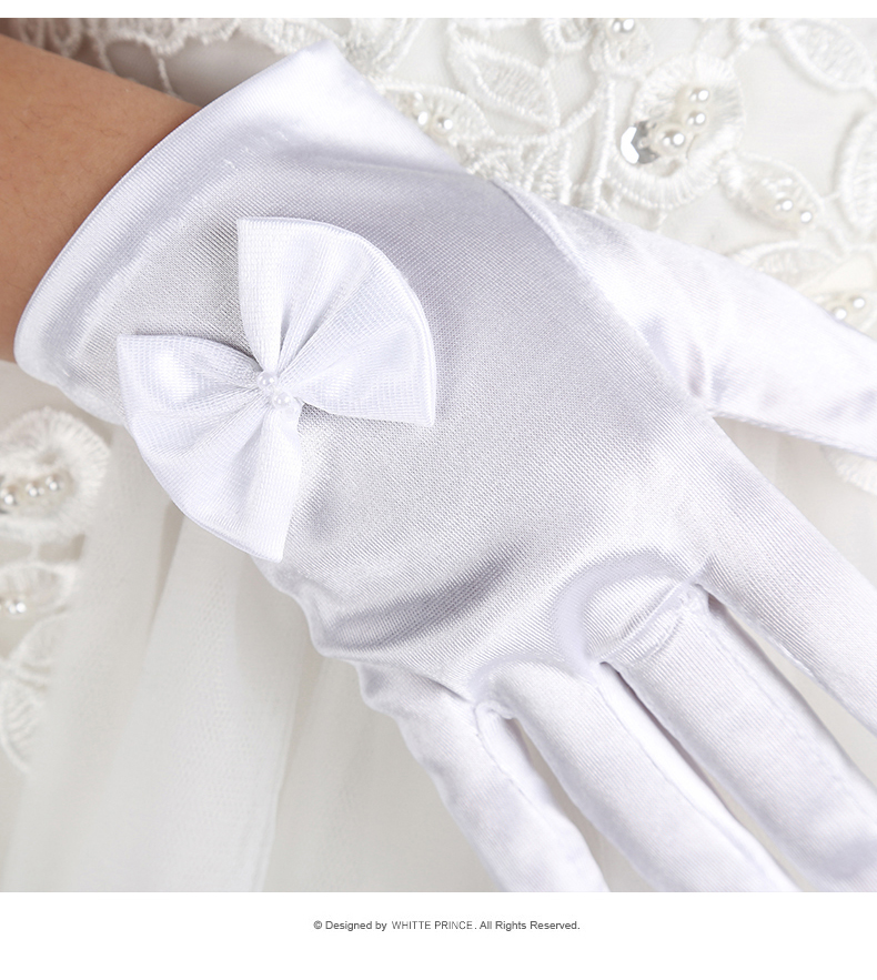 Gants pour fille WHITTEPRINCE - Ref 2150125 Image 14
