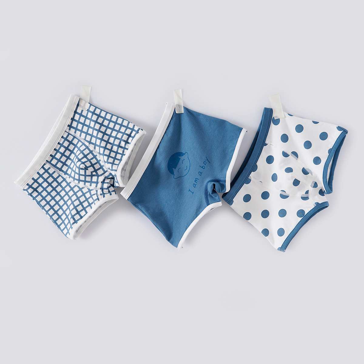 Children's panties boys' and women's cotton panties 3 flats 5 middle school big kids baby 10 student boxer shorts